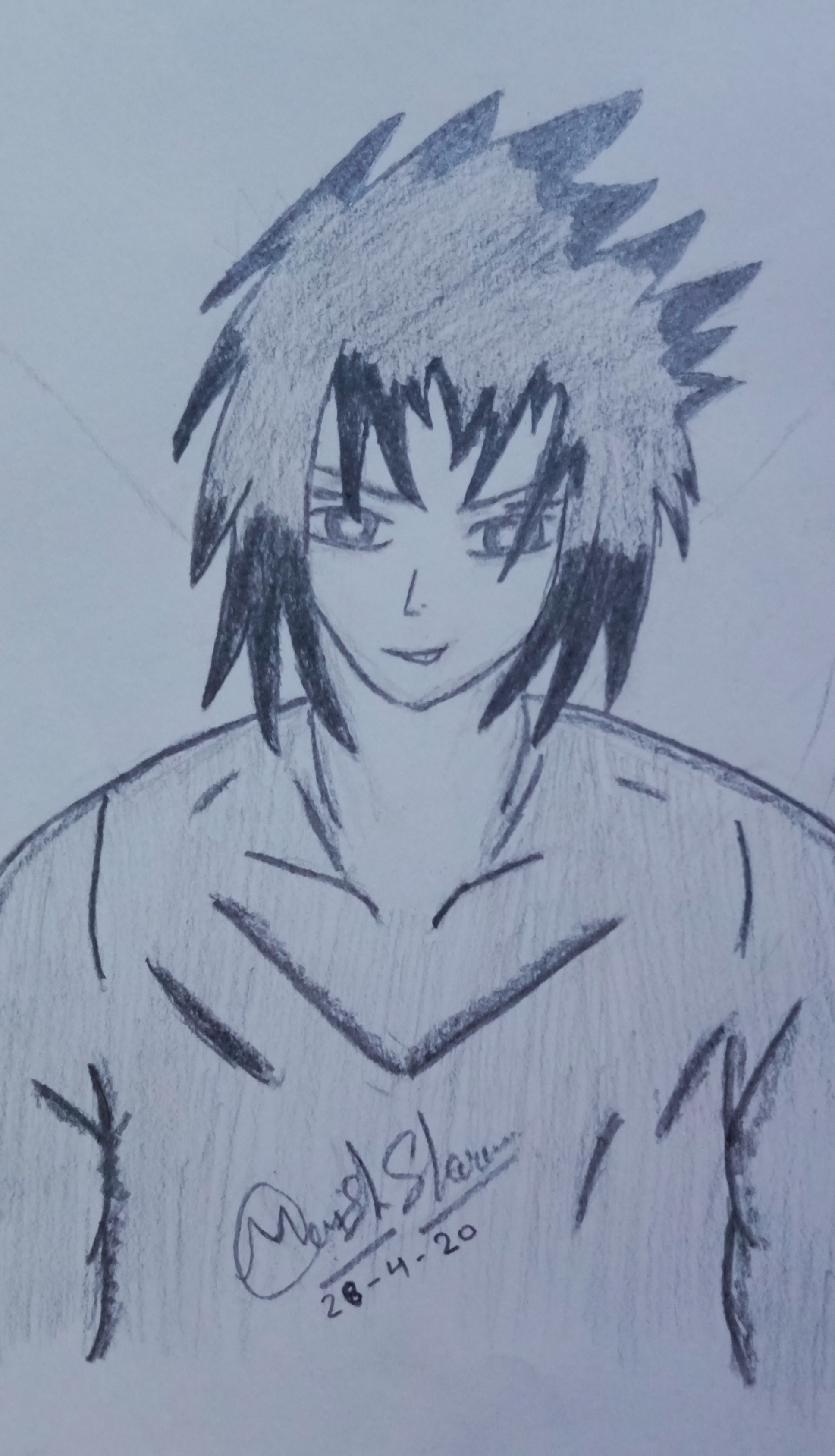 Easy Anime Drawing with pencil sketch  How to draw anime boy wearing a  mask DrawingTutorial  YouTube