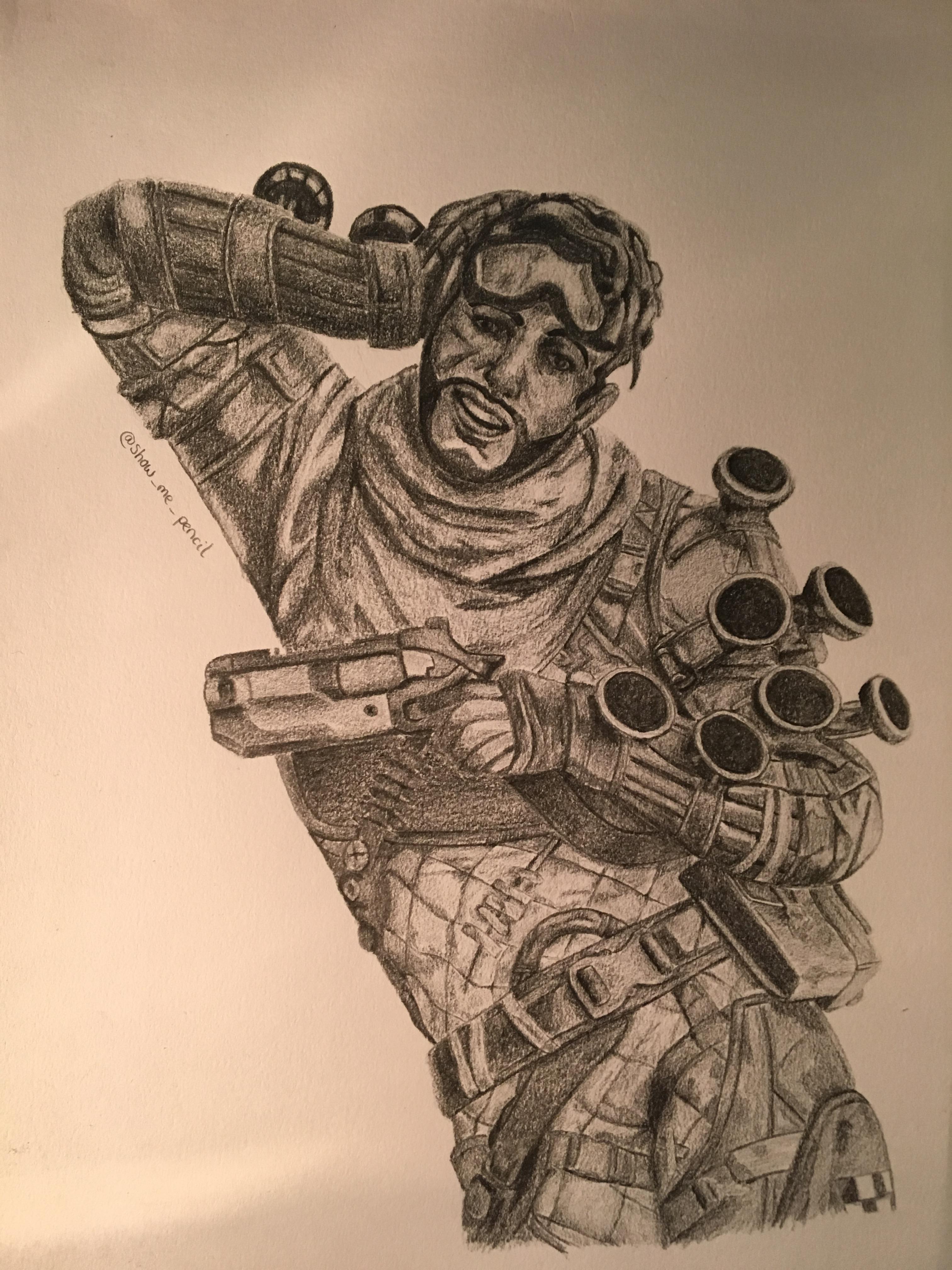 Apex Legends Drawing Realistic