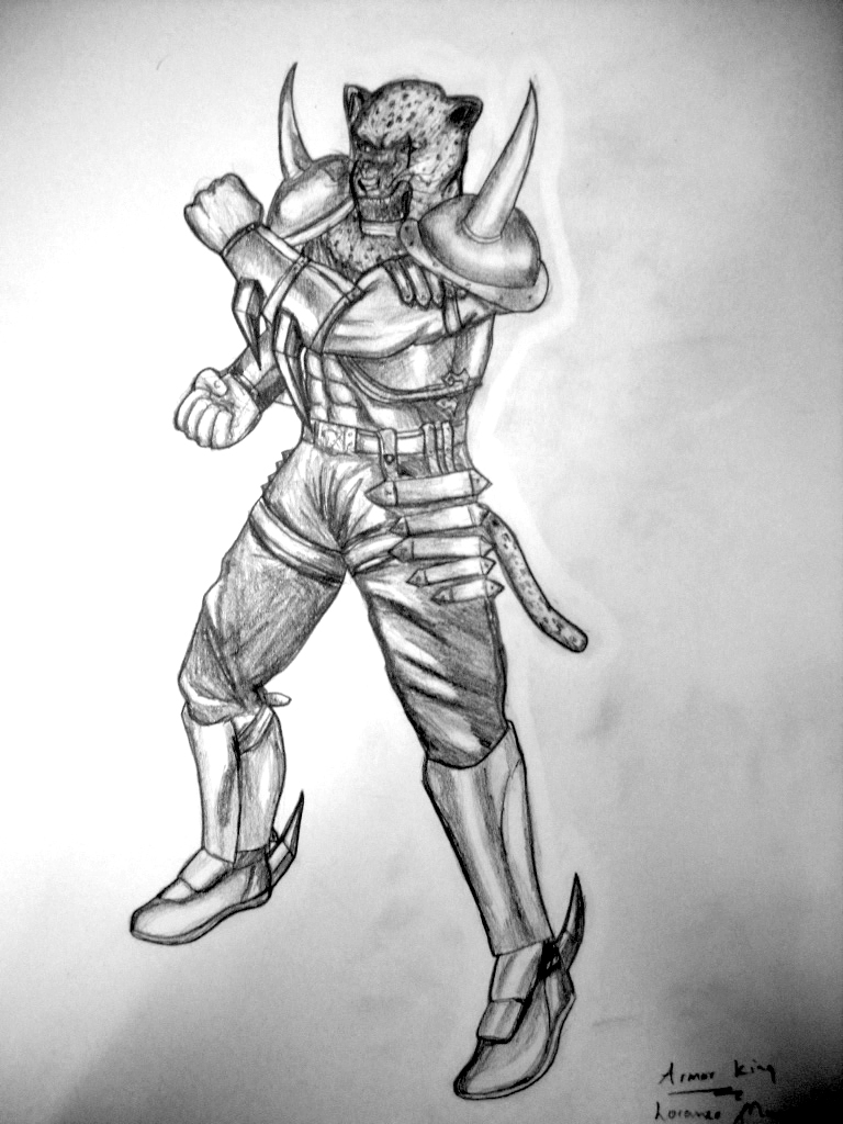 Armor King Tekken Drawing Art