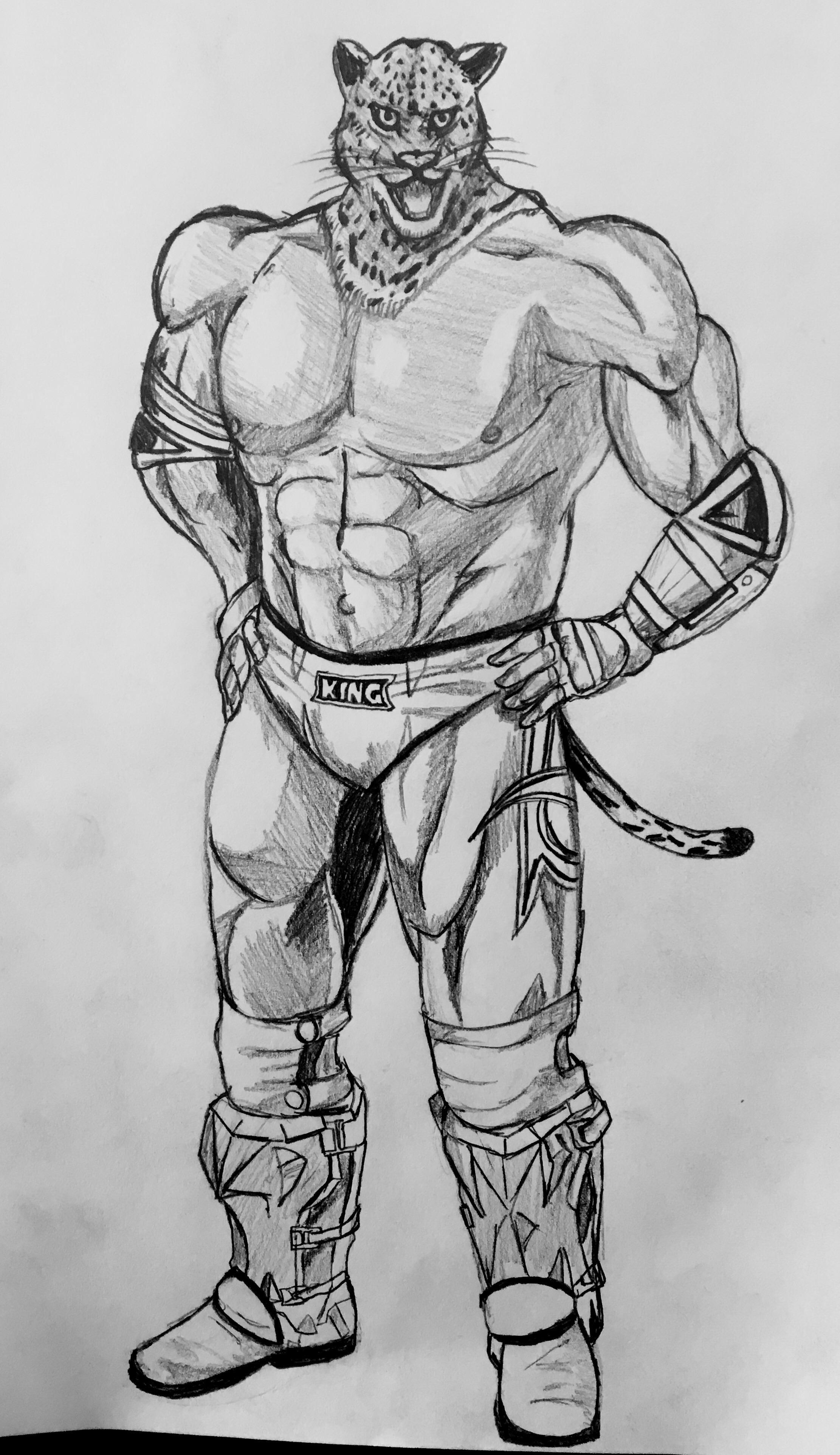 Armor King Tekken Drawing High-Quality