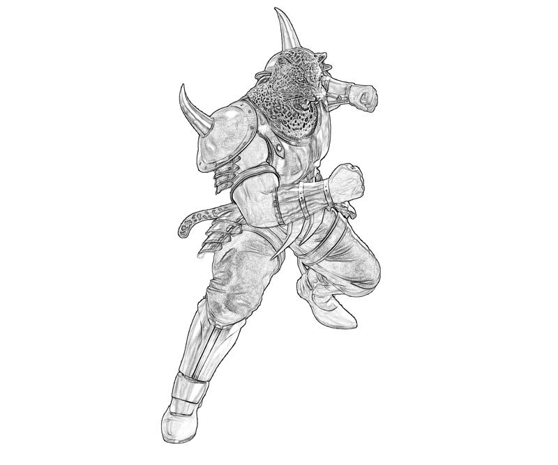 Armor King Tekken Drawing