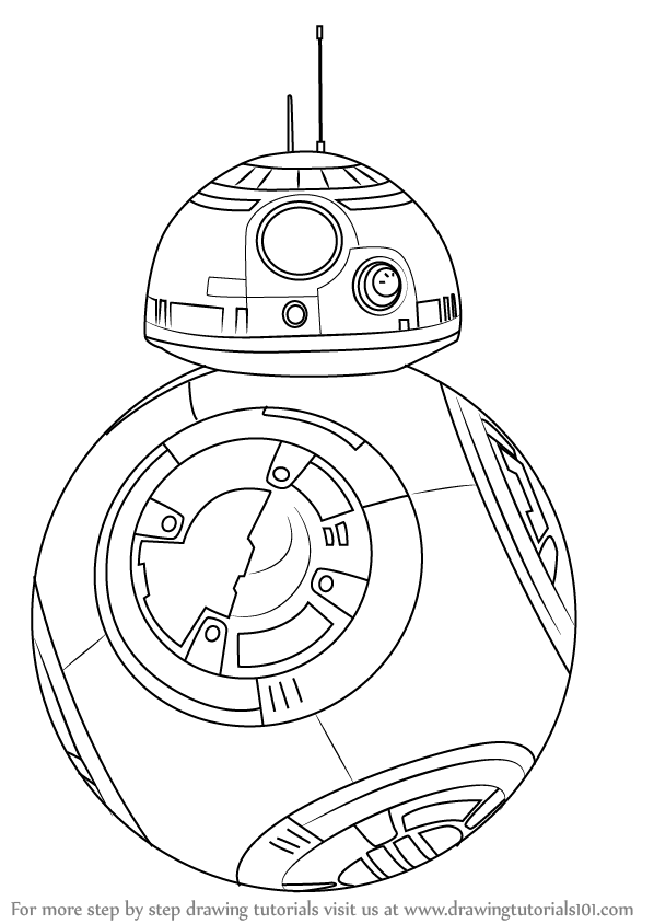BB-8 Art Drawing