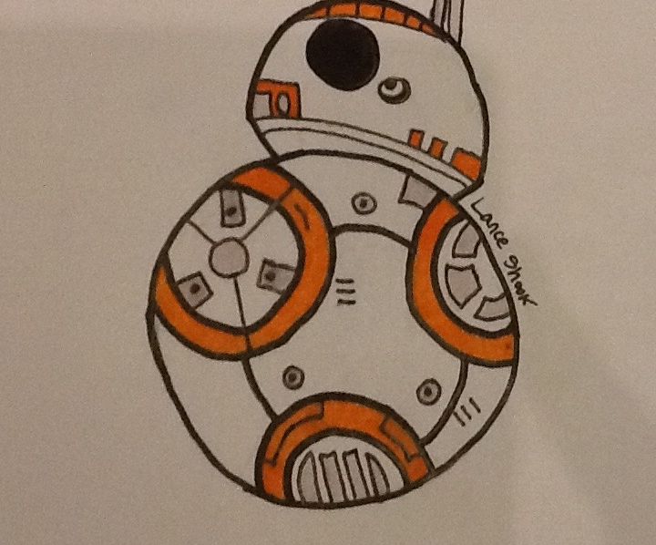 BB-8 Drawing High-Quality