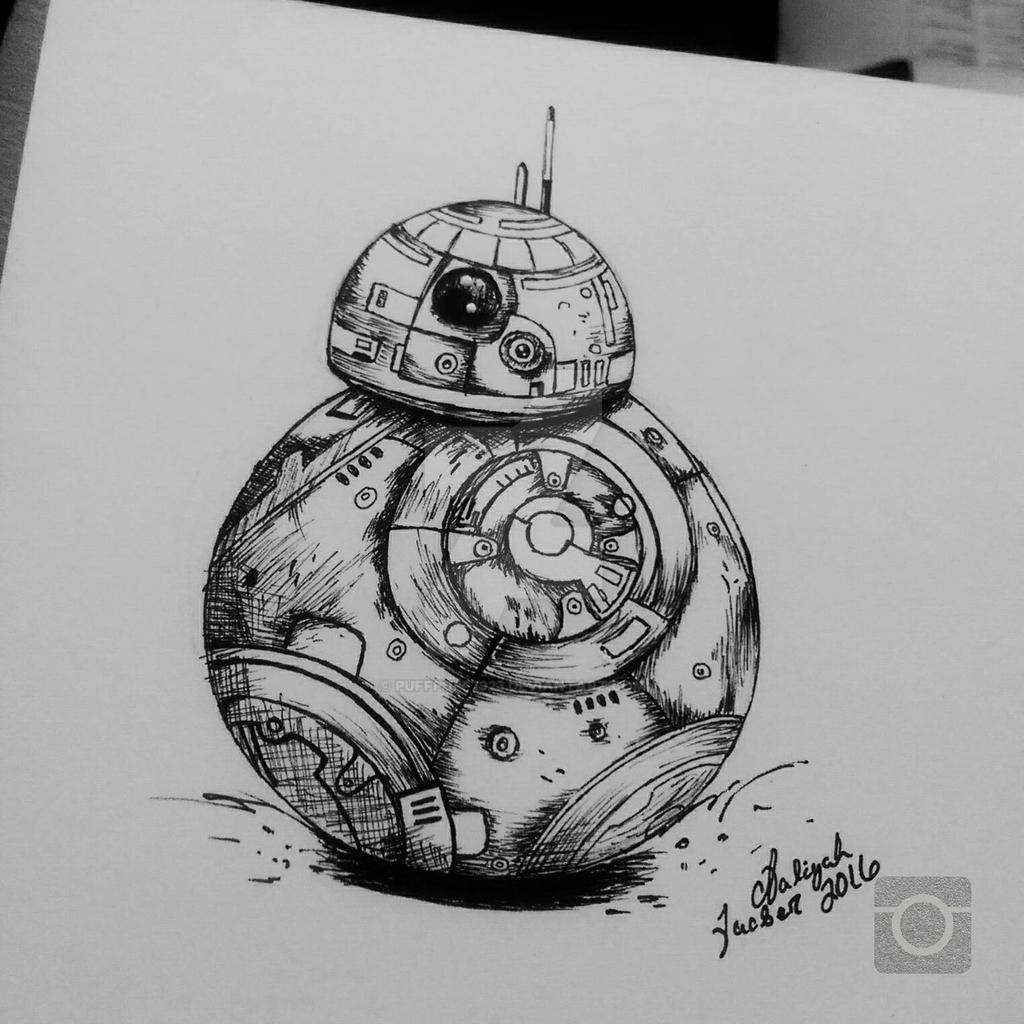 BB-8 Drawing Sketch