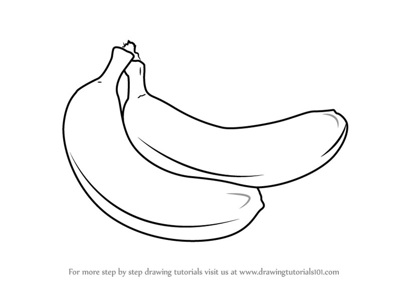 Banana Art Drawing