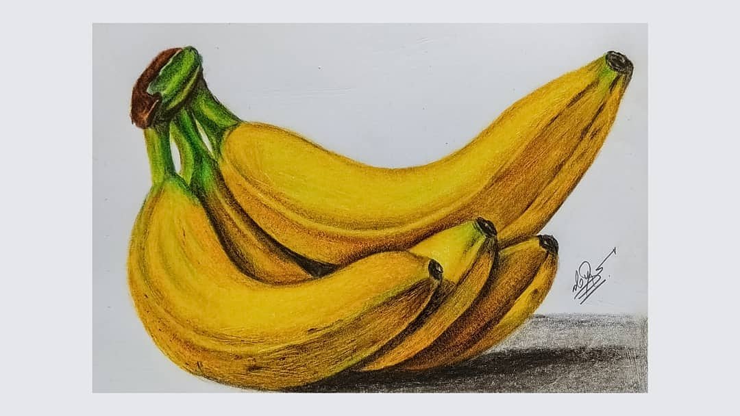 Banana Drawing Amazing