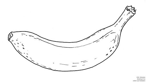 Banana Drawing Creative Art