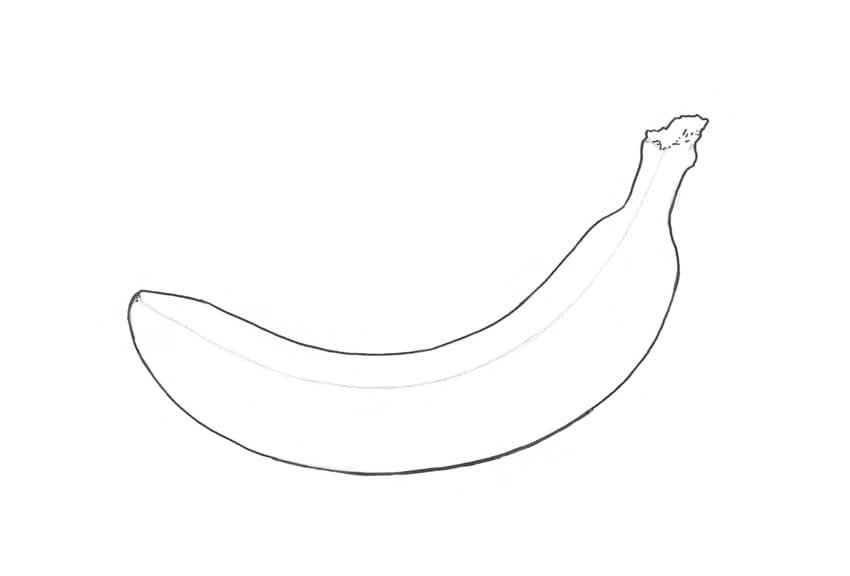 Banana Drawing Image