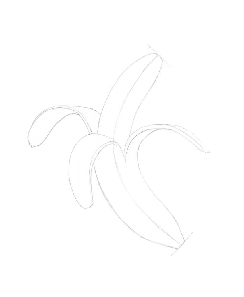 Banana Drawing Pics