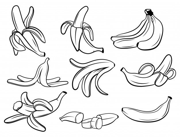 Banana Drawing Pictures