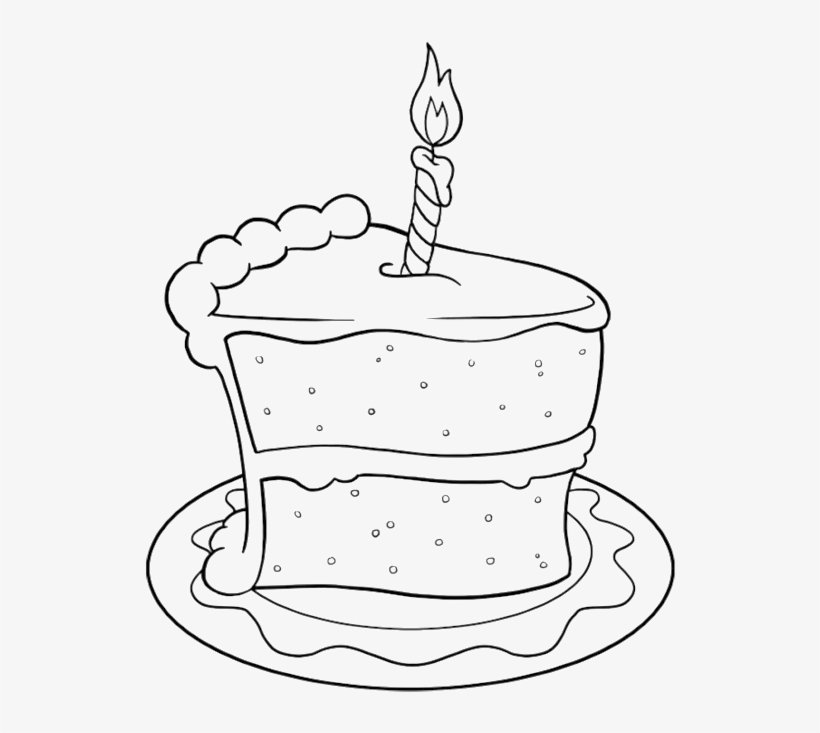 Birthday Cake Drawing Image