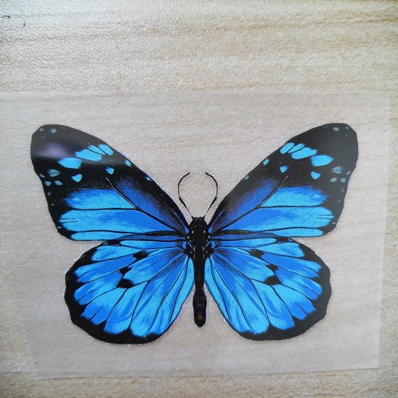 Blue Butterfly Drawing High-Quality