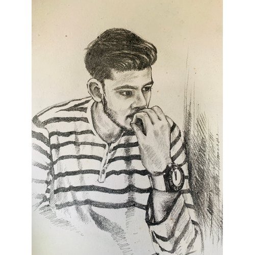 Boy Sketch Art Drawing