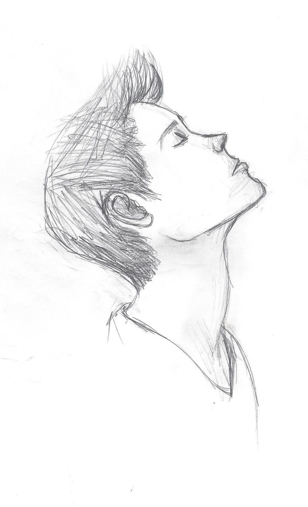 Boy Sketch Drawing Best - Drawing Skill