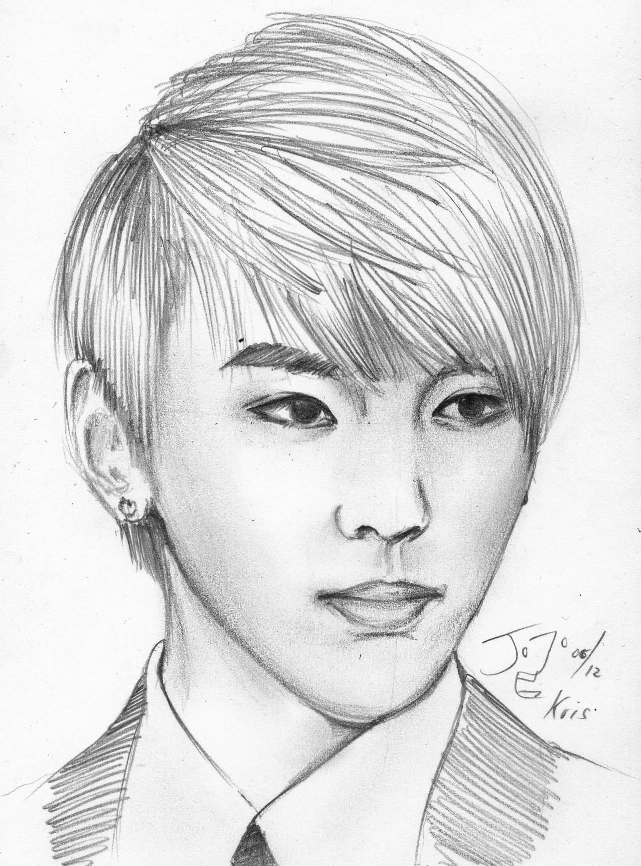 Boy Sketch Drawing High-Quality