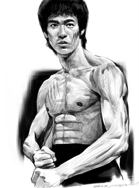 Bruce Lee Drawing Best