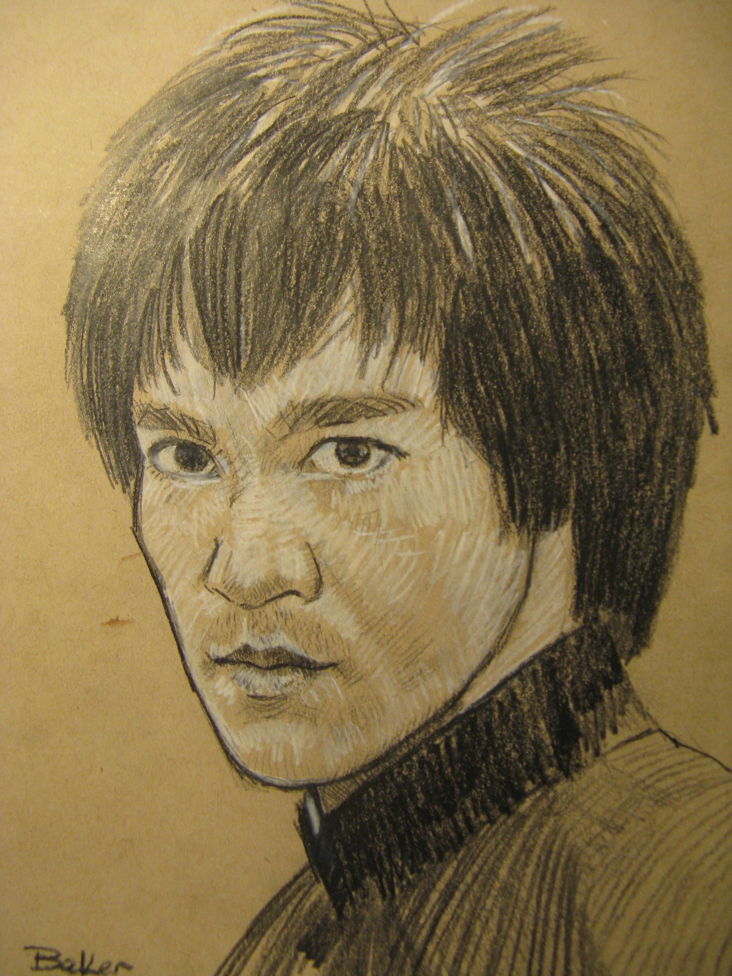 Bruce Lee Drawing Creative Art