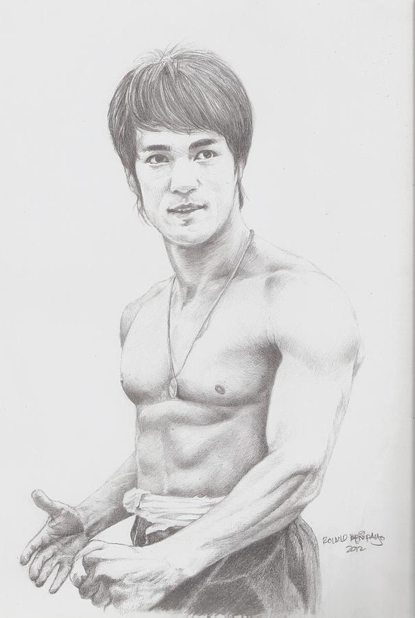 Bruce Lee Drawing Image
