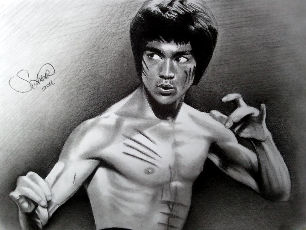 Bruce Lee Drawing Images