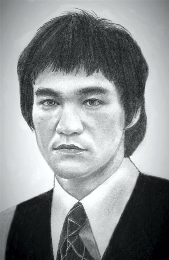 Bruce Lee Drawing Pictures