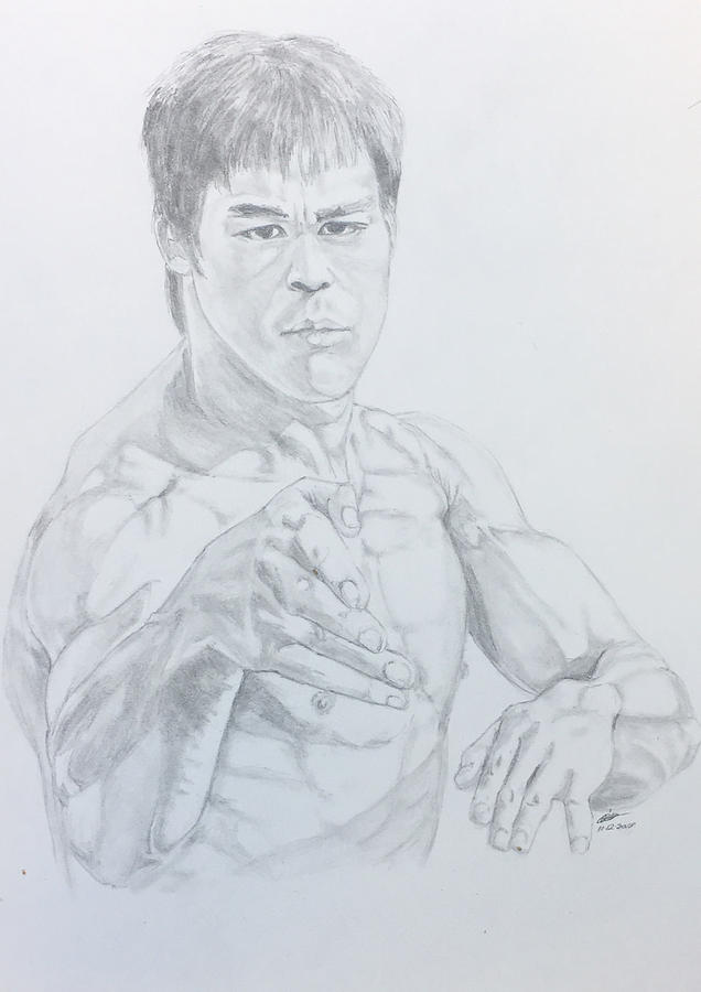Bruce Lee Drawing
