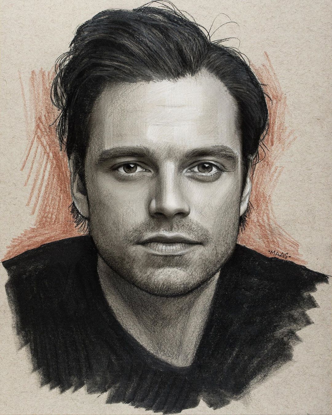 Bucky Barnes – Sebastian Stan Drawing