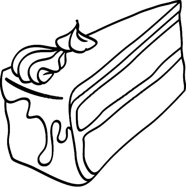 Cake Slice Drawing Photo