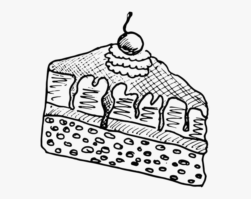 Cake Slice Drawing