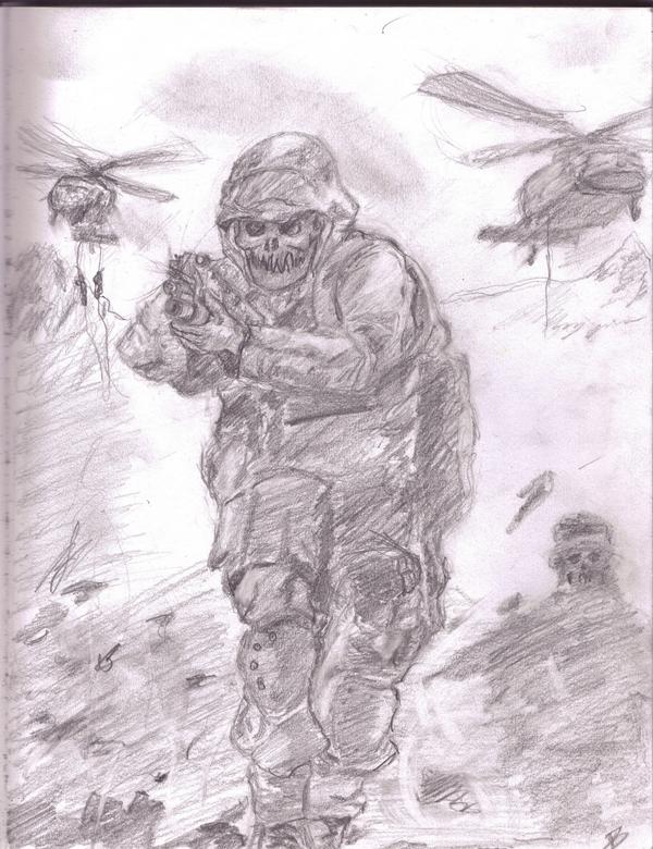Call of Duty Modern Warfare Drawing Picture