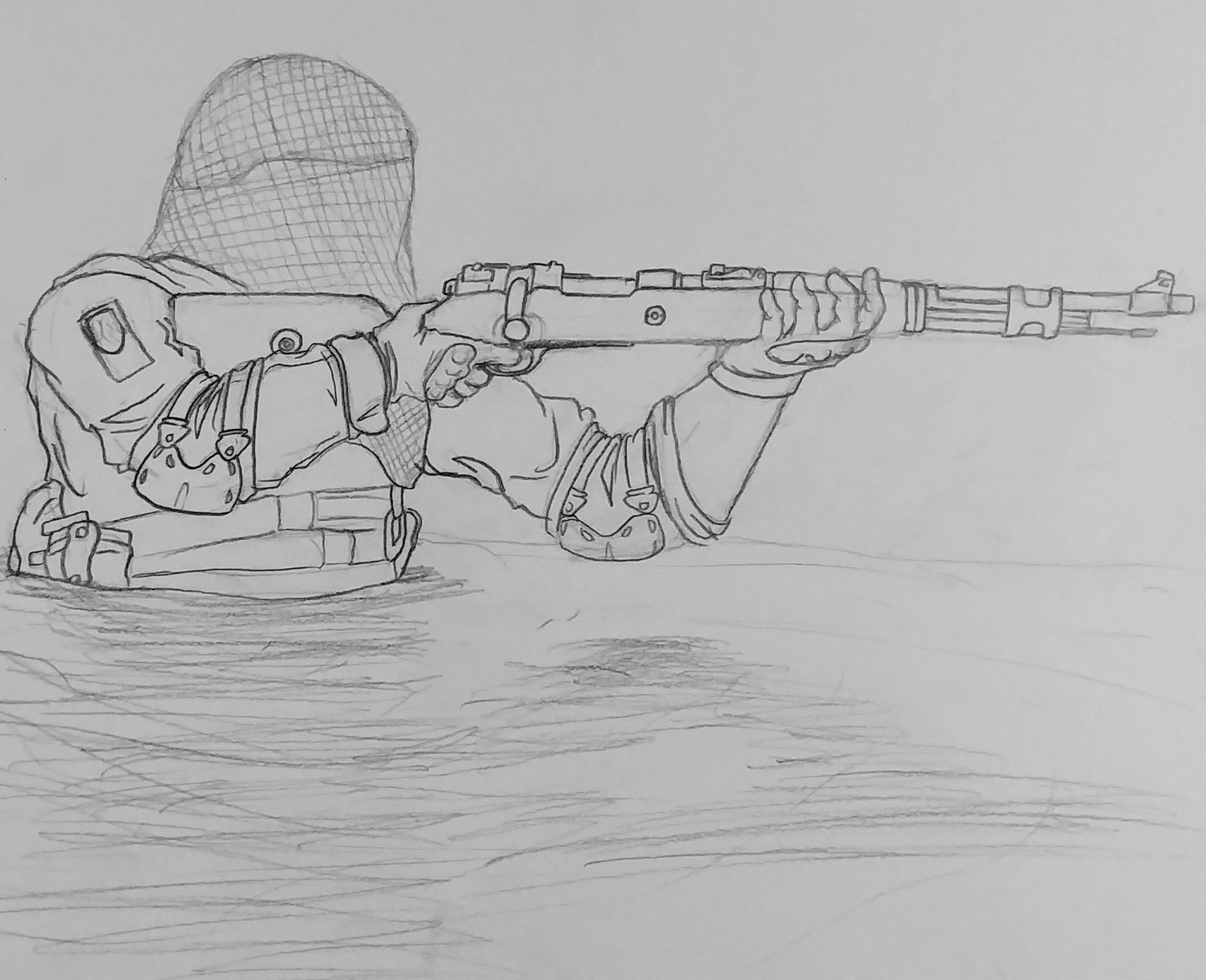 Call Of Duty Modern Warfare Drawing Realistic Drawing Skill