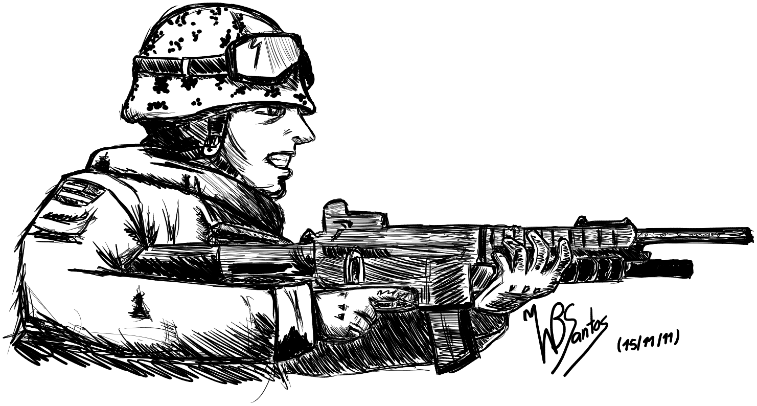 Call of Duty Modern Warfare Game Drawing Pic