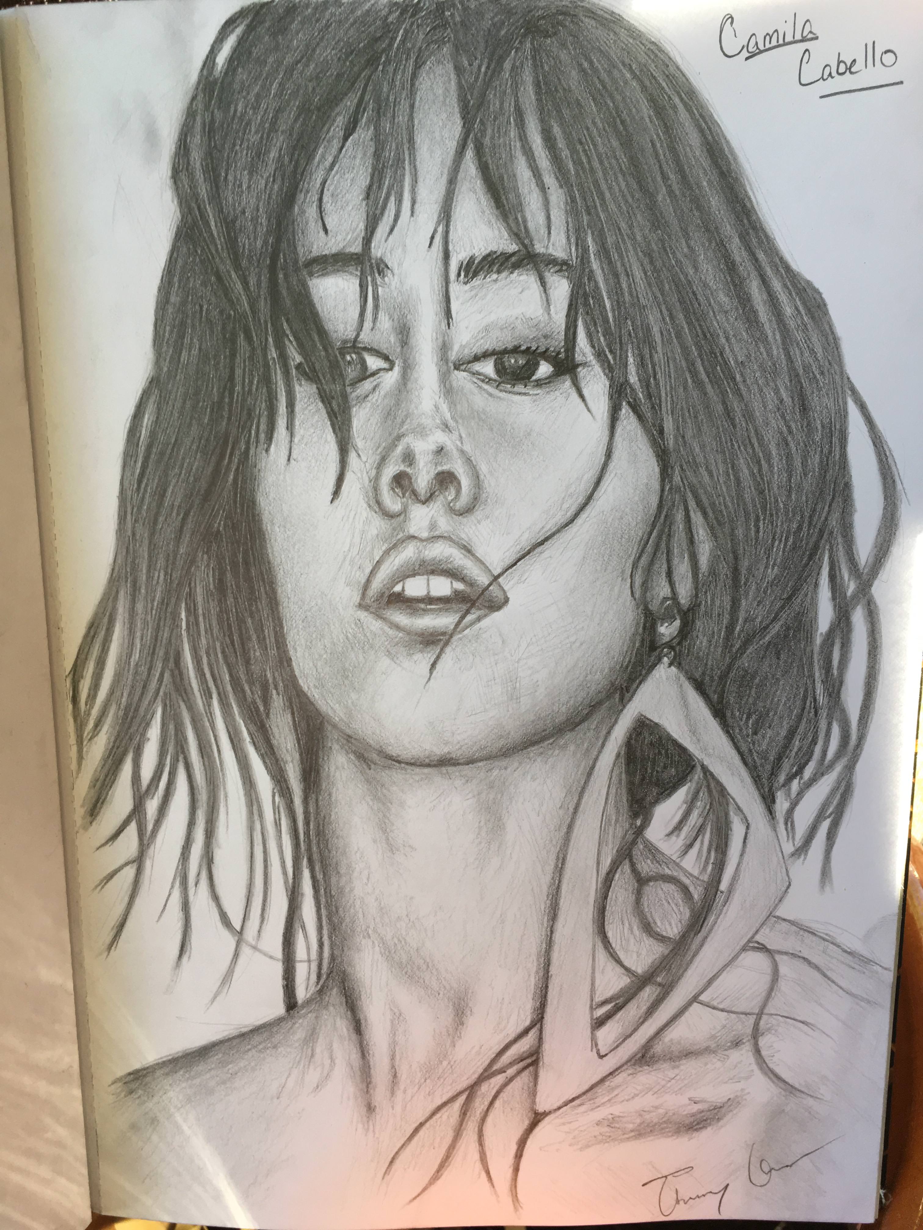 Camila Cabello Art Drawing