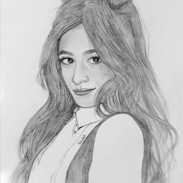 Camila Cabello Drawing Art