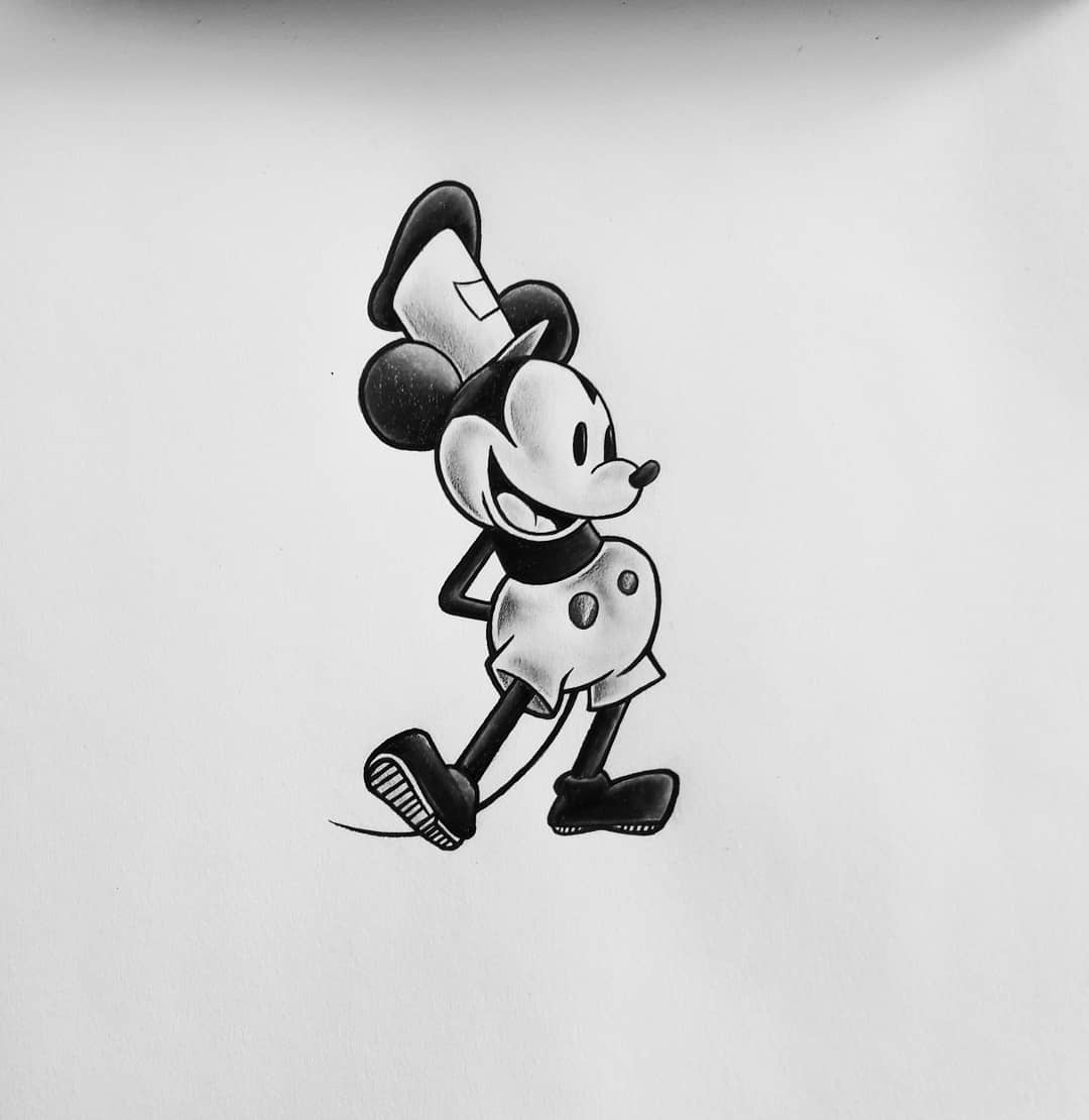 Chef Mickey Mouse Drawing