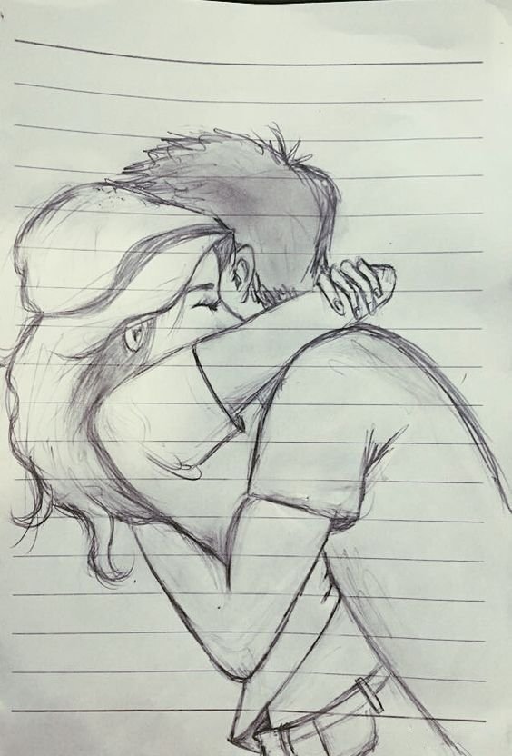 Love Couple Drawing  Pencil Sketch Of Couple PNG Image  Transparent PNG  Free Download on SeekPNG