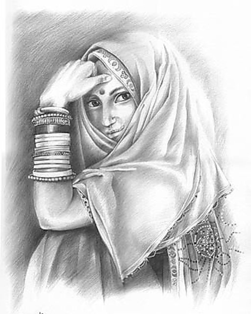 Creative Sketch Drawing Beautiful Image