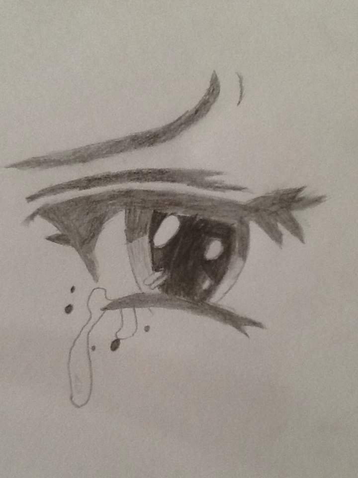 Crying Girl Drawing Picture