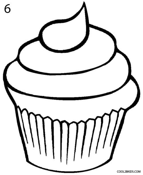 Cupcake Drawing Photo