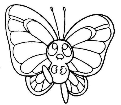 Cute Butterfly Drawing High-Quality