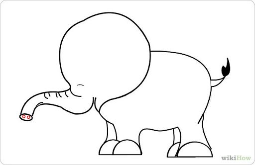 Cute Elephant Drawing Amazing