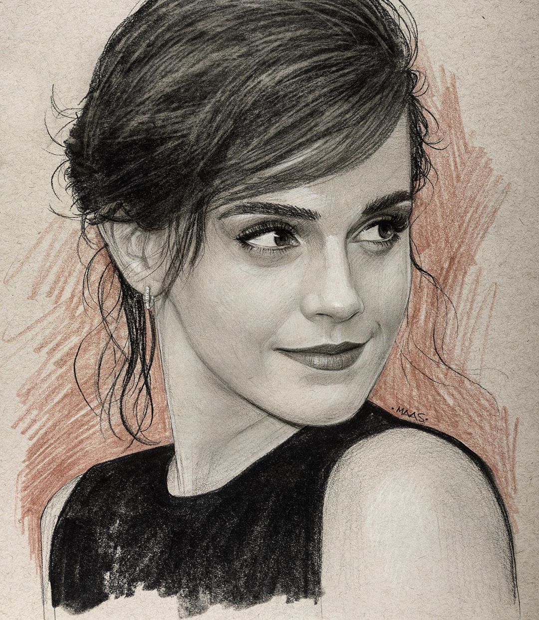 Cute Emma Watson Drawing