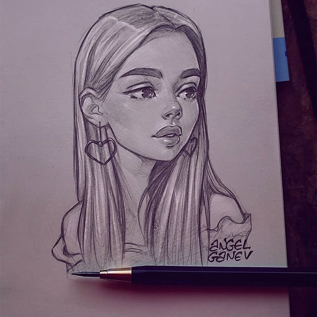 How to Draw Cute Girl Easy / Cartoon Pencil sketch || Cartoon Tutorial  [Sumiya Drawing] | Hi! 😊 I'm Sumiya. Welcome to my Drawing Page. I am an  artist and I always