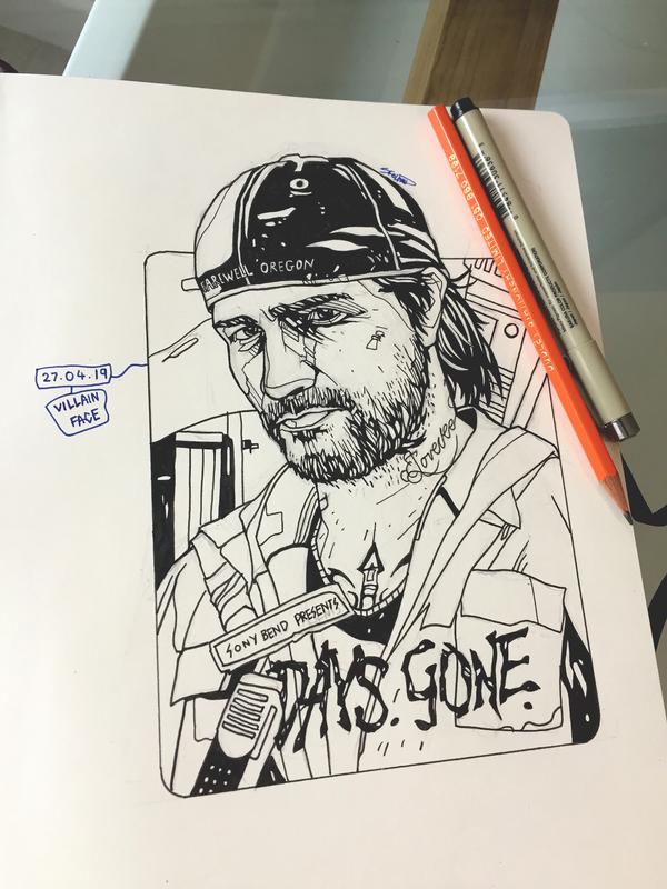 Days Gone Drawing Pic
