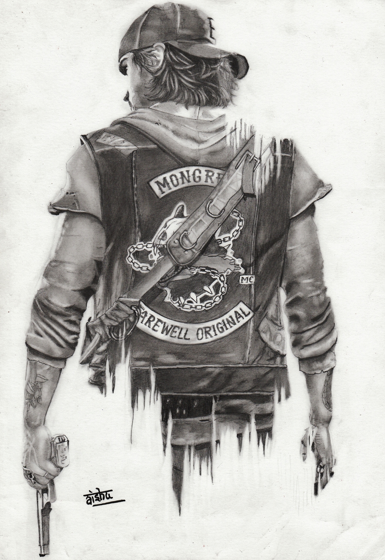 Days Gone Drawing Realistic