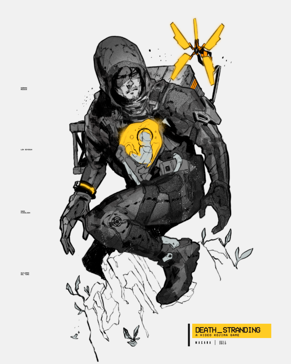 Death Stranding Drawing Pics