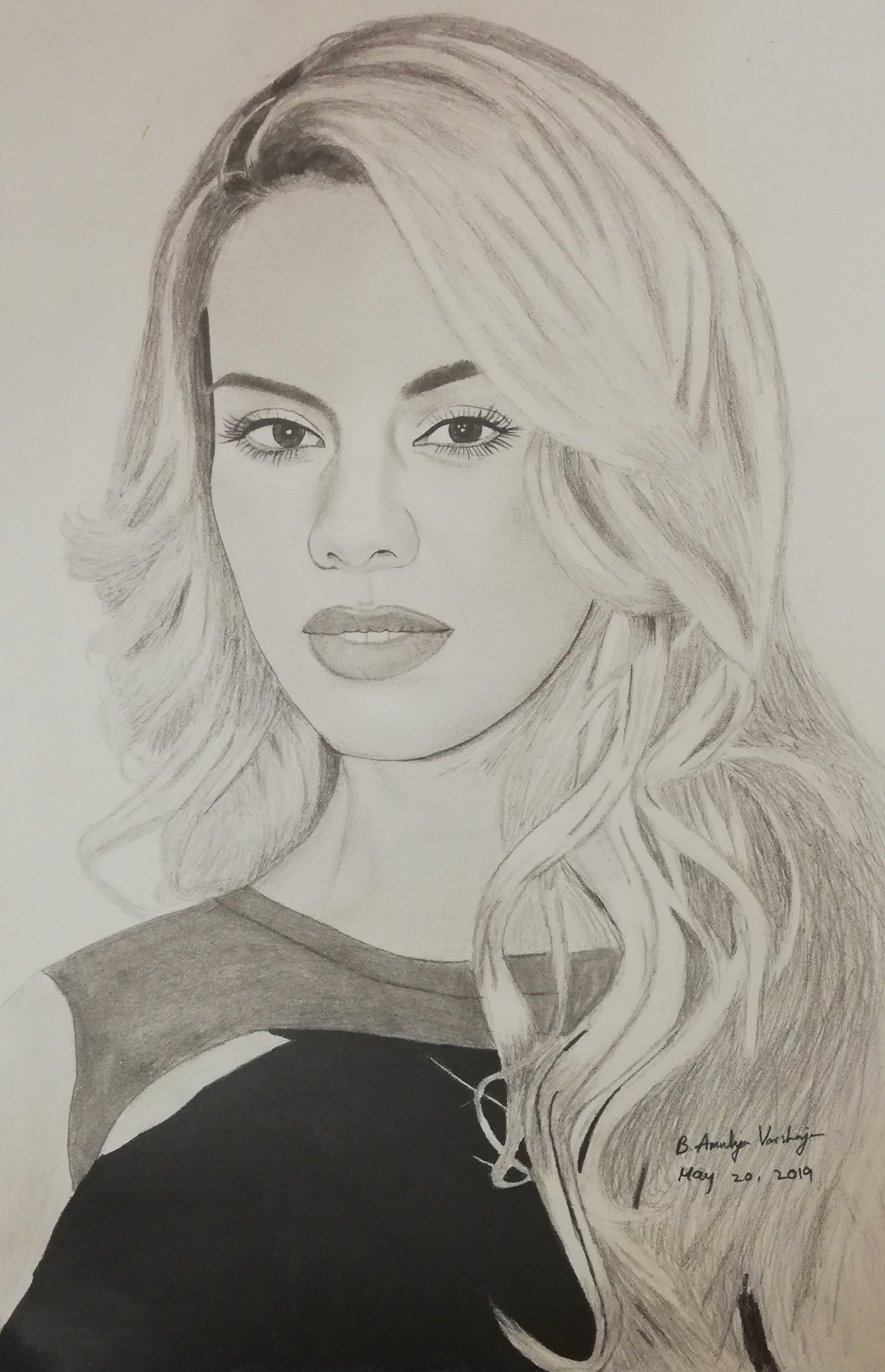 Dinah Jane Realistic Pencil Drawing