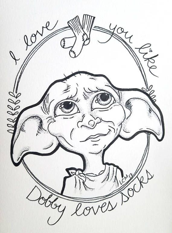 Dobby The House Elf Drawing Beautiful Image