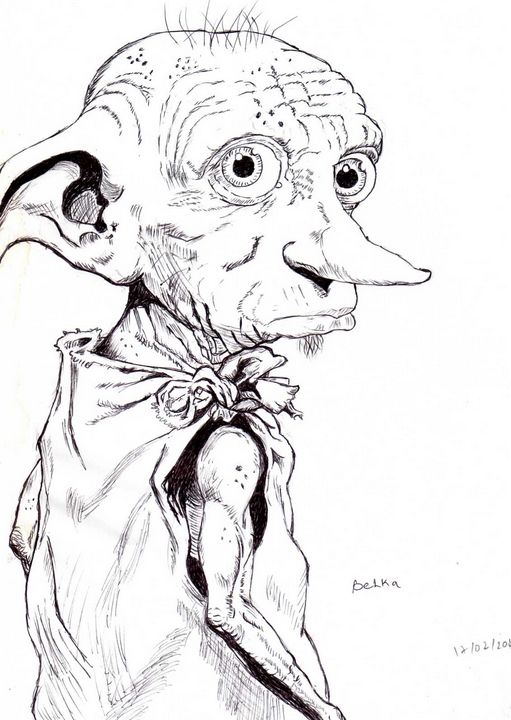 Dobby The House Elf Drawing Image
