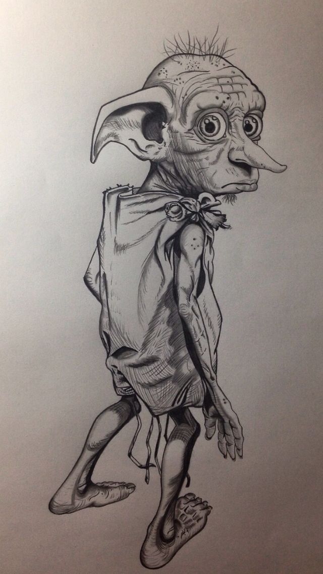 Dobby The House Elf Drawing Pics