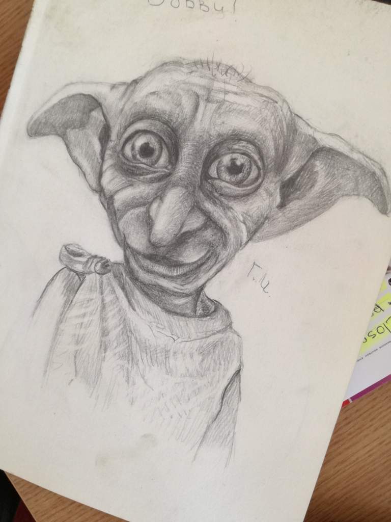 Dobby The House Elf Drawing Sketch